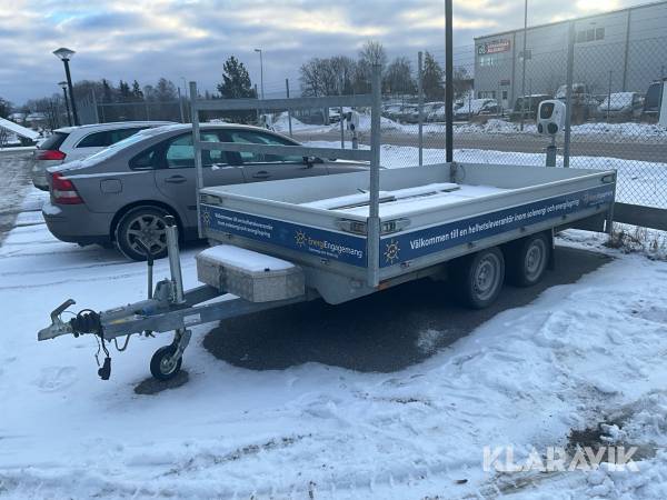 Personbilssläp Boggie Henra 1500 kg