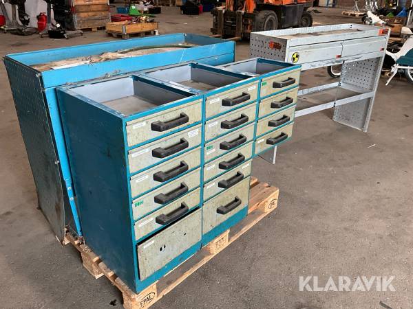 Verkstadsinredning transportbil HH Modul System Och Work System