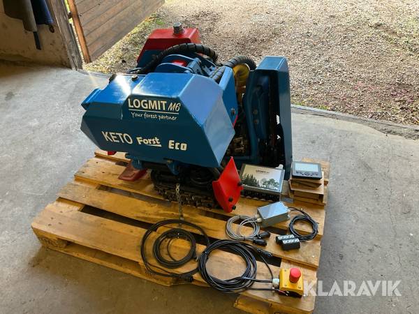 Skördaraggregat Keto Forst Eco Logmit M6, med hydraulisk jibb S45