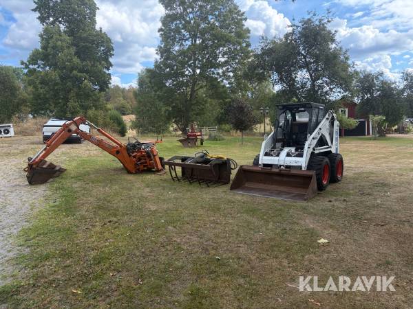 Kompaktlastare Bobcat 773 med grävaggregat+tillbehör