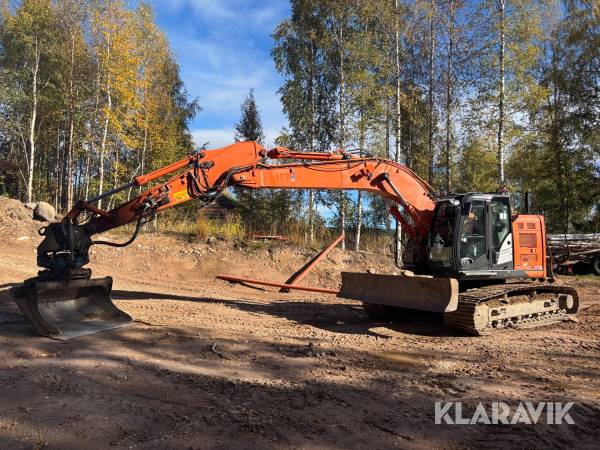 Grävmaskin Hitachi ZX225 USLC-6 med grävsystem & redskap