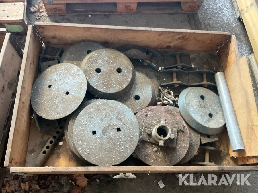 Släpskor till snöblad 14st