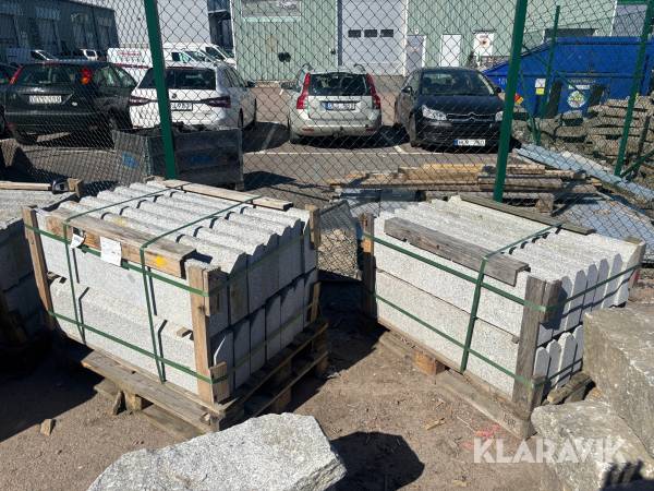 Flammad fasad kantsten Porto grå S:T Eriks 30 meter