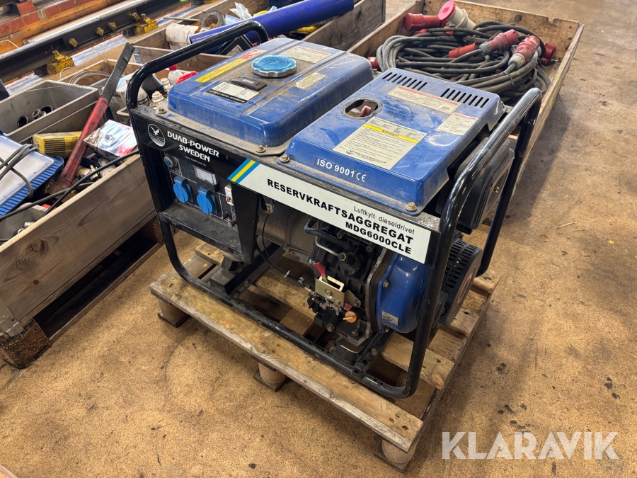 Reservkraftsaggregat Duab-Power MDG6000CLE