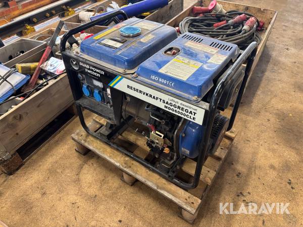Reservkraftsaggregat Duab-Power MDG6000CLE