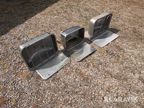 Utslagsbackar 3st rostfritt stål