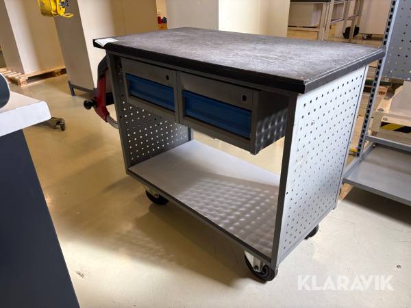 Arbetsbänk Gigant på hjul