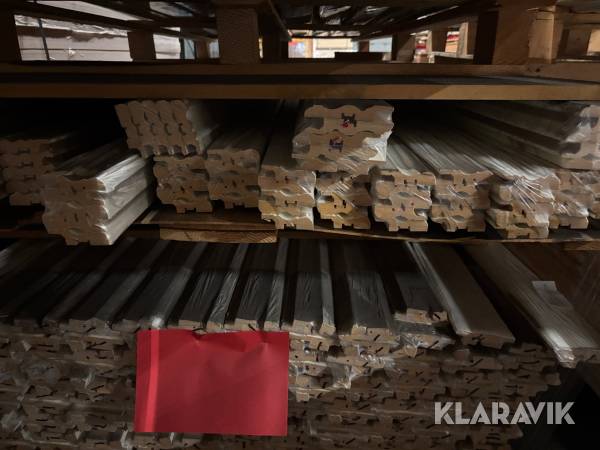 Golvlist / sockel Allmoge 16x60x2750mm vit 70st