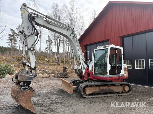 Grävmaskin Takeuchi TB175 med redskap