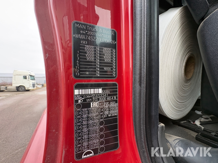 Lastväxlare Man TGS 28.430 Med schaktflak