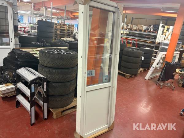 Fönsterdörr SP 750x2140 vänsterhängd, aluminiumutsida
