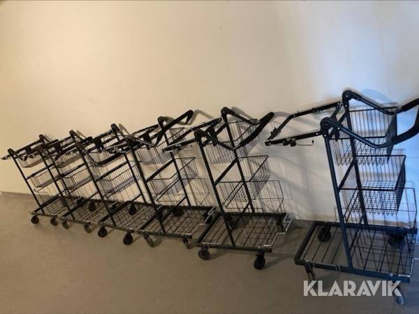 Städvagnar 6st Activa Tripp 3
