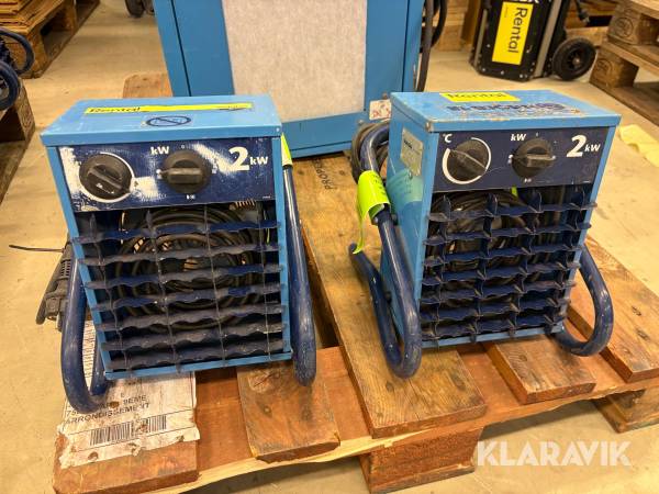 Värmefläktar 2 st El-Björn VF 21 A