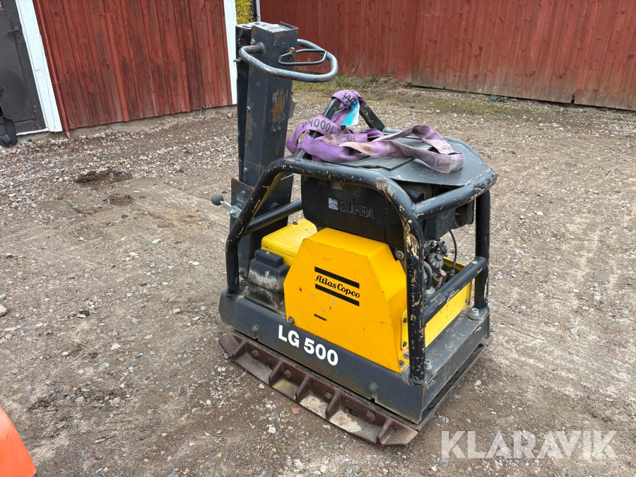 Markvibrator/vibroplatta Atlas Copco LG 500 med fram/back