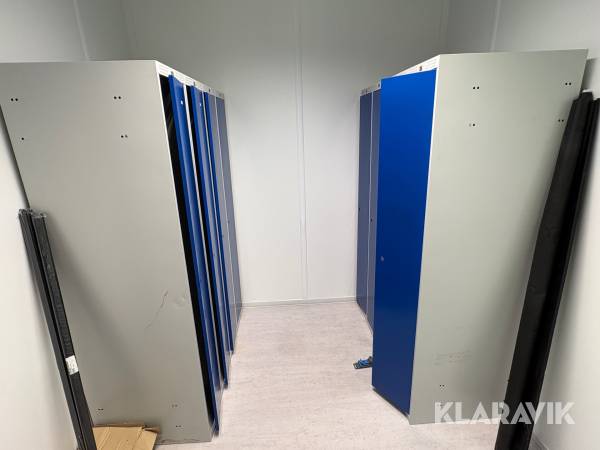 Omklädningsskåp AJ 8st