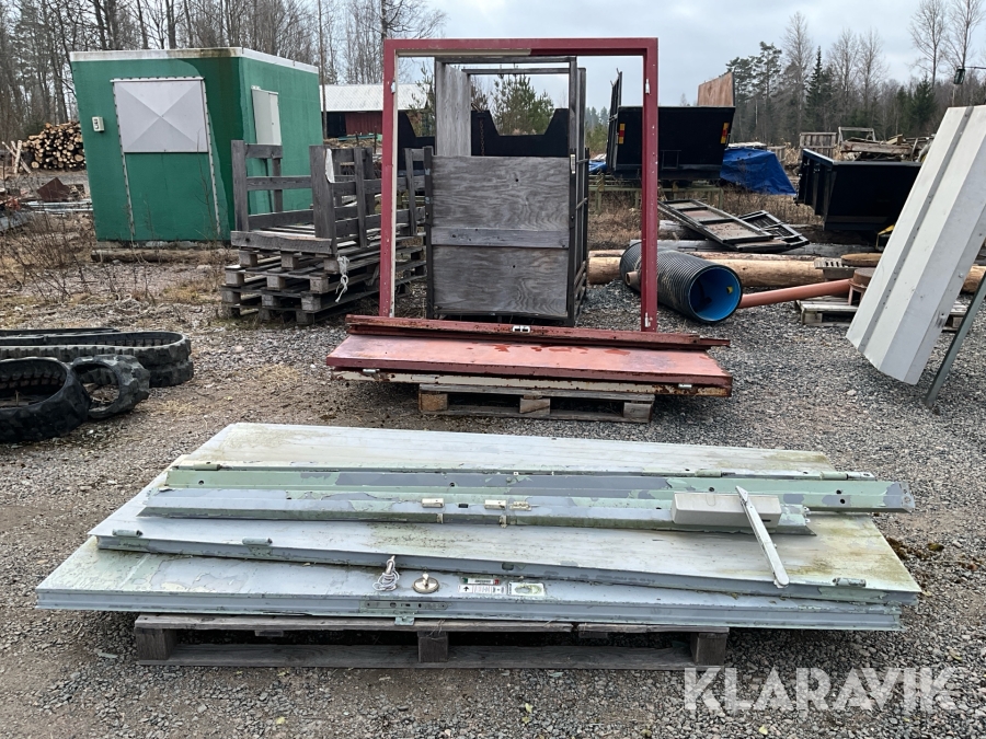 Port dubbeldörr 2st par 21x24 och 17x21