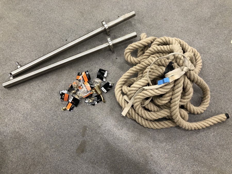 Handledare med stolpar