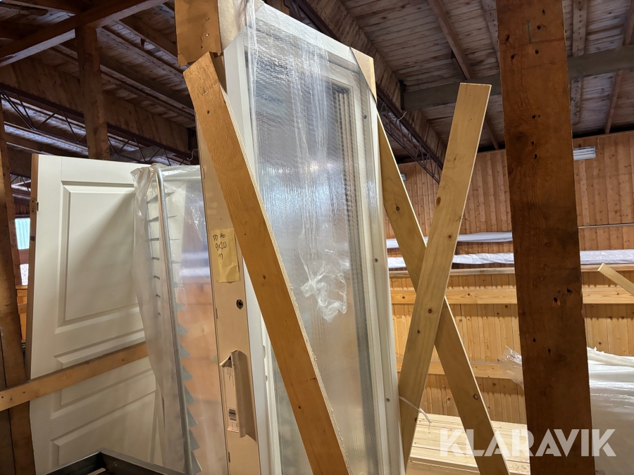 Altandörr SP fönster hel glasad 8*20