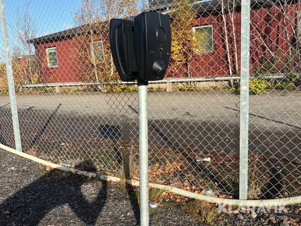 Stolpmonterade elbilsladdare Zaptec Pro MID 2 laddare