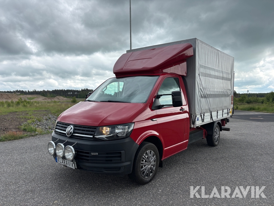 Flakbil Volkswagen Transporter kapell / bakgavellyft