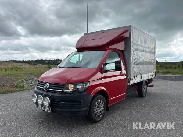 Flakbil Volkswagen Transporter kapell / bakgavellyft