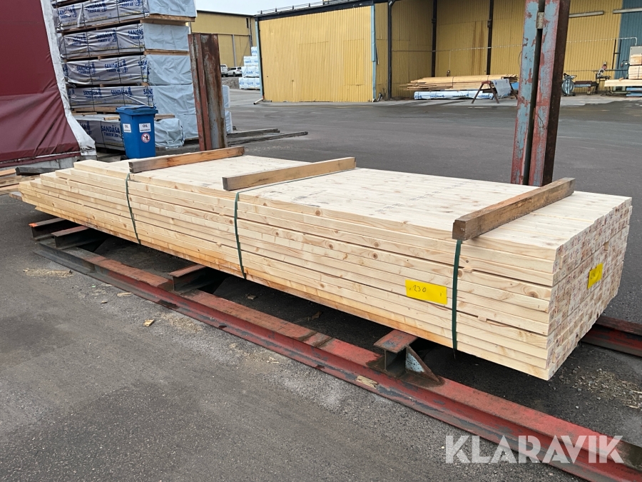 Virkespaket Hyvlat 45x70 700 Löpmeter