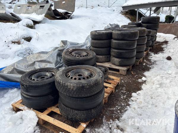 Stort Parti med diverse däck