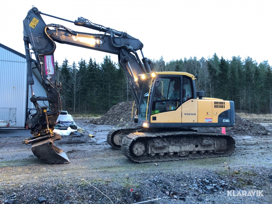 Bandgrävare Volvo EC 160CL Knäckbom