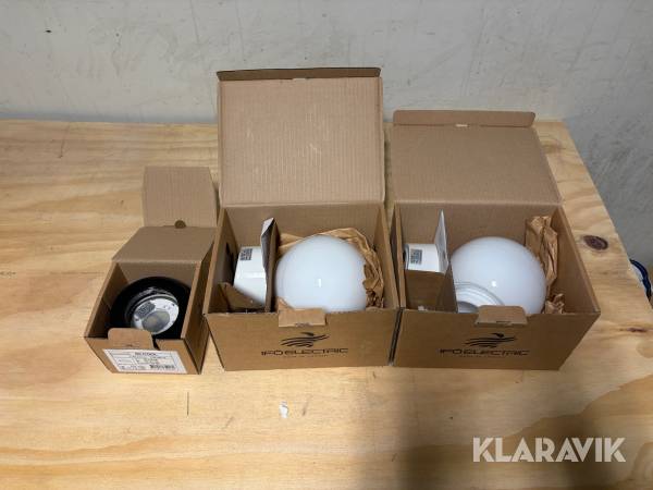 Belysningsarmaturer IFÖ 3st