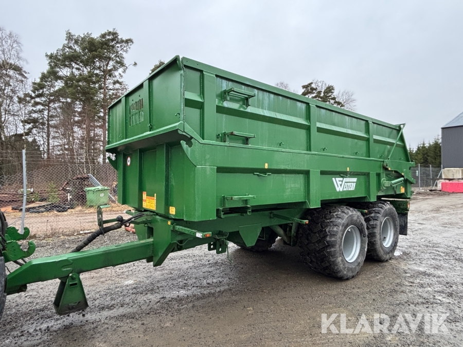 Dumpervagn/semitrailer Western WF16DL