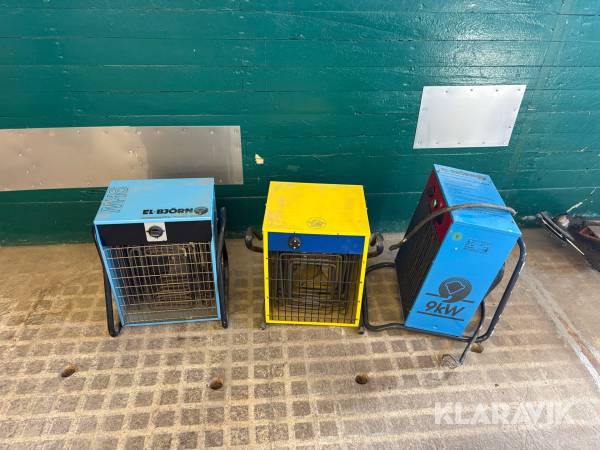 Byggfläktar El-Björn 3 st