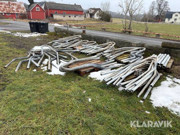 Liggbåsbågar Alfa Laval frihängande