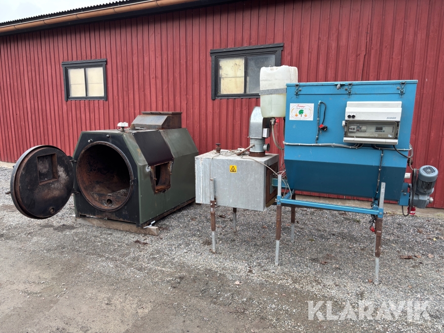 Flis och spannmålsbrännare Veda 70 och Multi Stoker