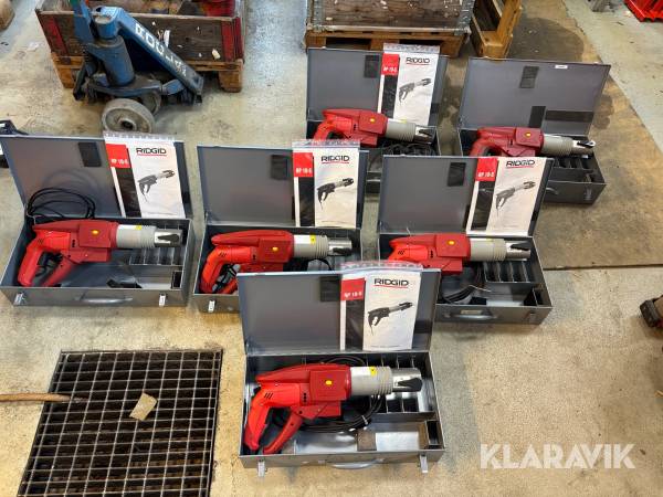 Parti med rörpressmaskiner Ridgid RP 10-S 6st