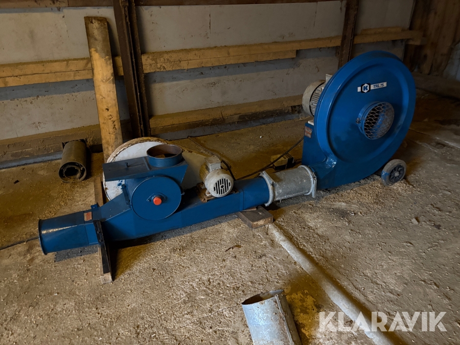 Spanmålsfläkt Kongskilde TRL 75 med tillbehör