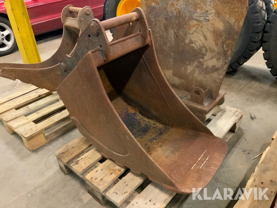 Grävskopa med rotfällare S45