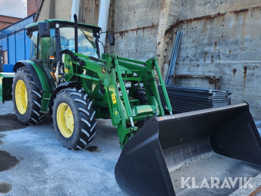 Traktor med skopa John Deere 5080M