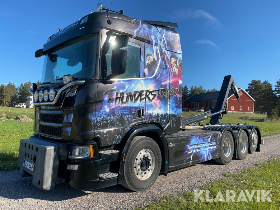 Lastväxlare Scania R650 B8X4 fullt Plogutrustad 