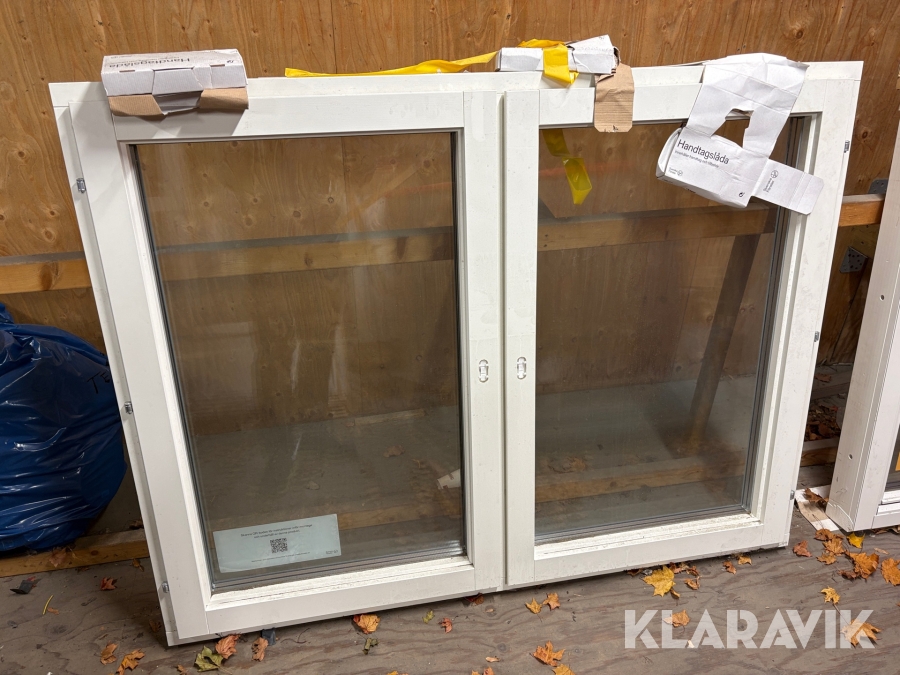 Dubbelfönster Svenska Fönster Trä/alu sido in 3-glas F2 KP01