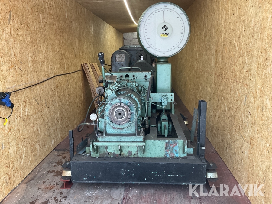 Vattenbromsbänk för motorer Volvo Penta