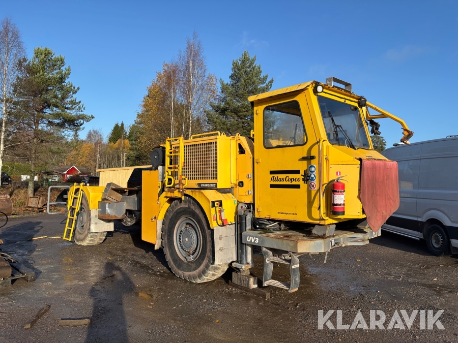 Tunnelborrmaskin Atlas Copco Chargetec UV3