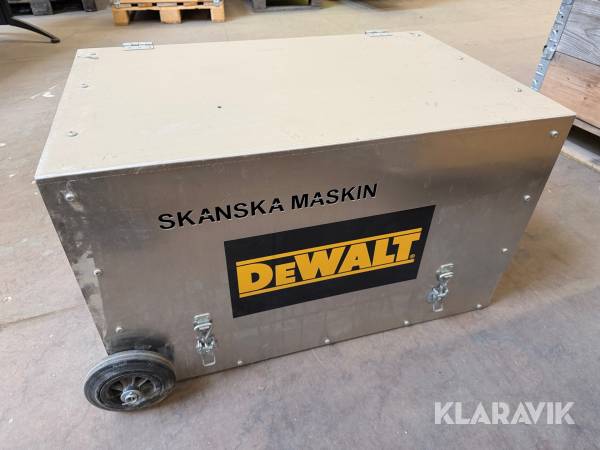 Plåtlåda Dewalt med hjul