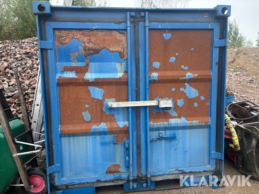 Container med diverse maskiner & utrustning