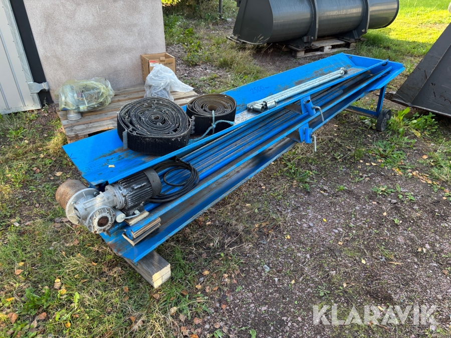 Vedtransportör Faxes 7.50m 3st