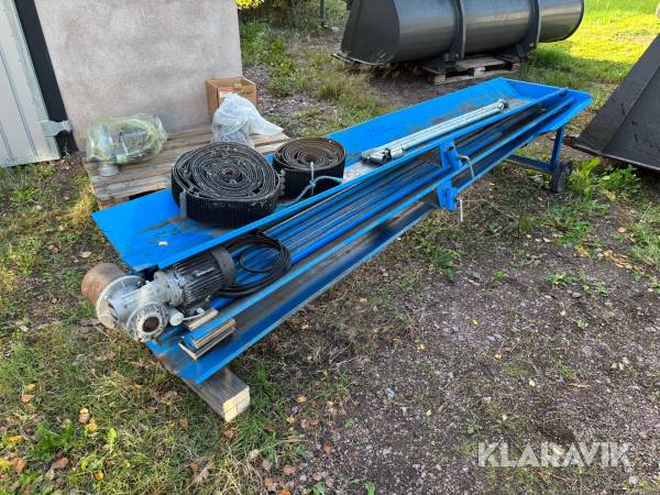 Vedtransportör Faxes 7.50m 3st