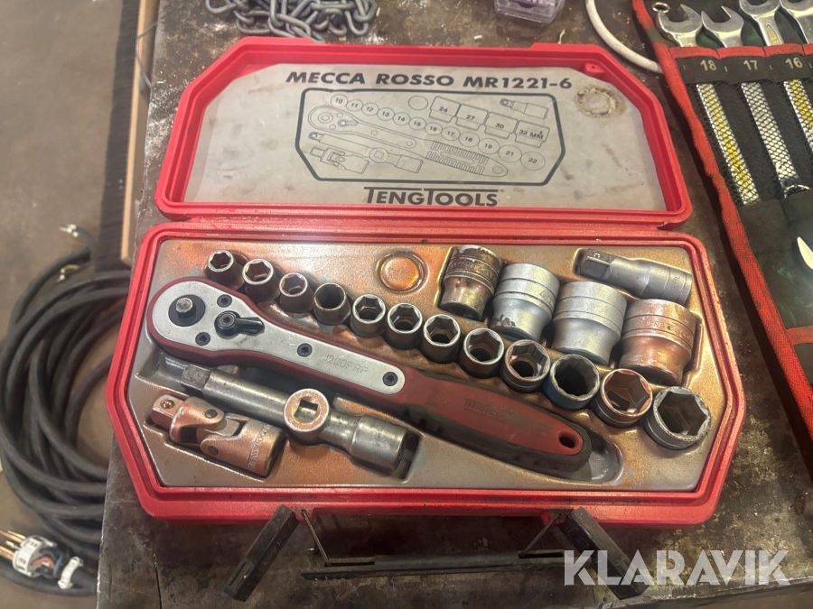 Hylsnyckelsats Tengtools 10-32mm