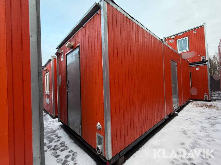 Omklädningsrumsmodul Kils OMTD8BL-K med dusch