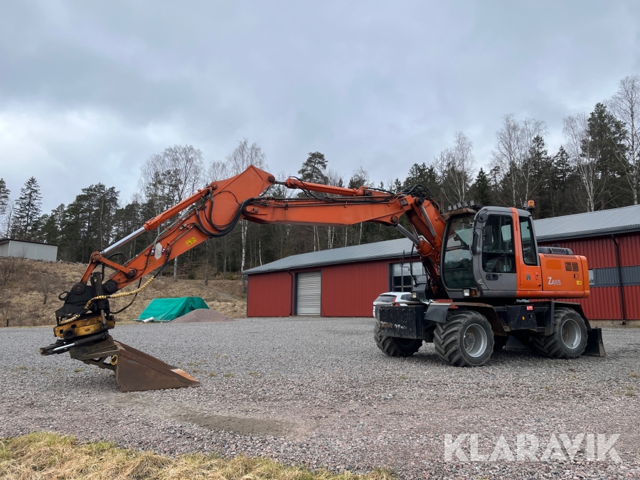 Grävmaskin Hitachi Zaxis 160 W med tiltrotator