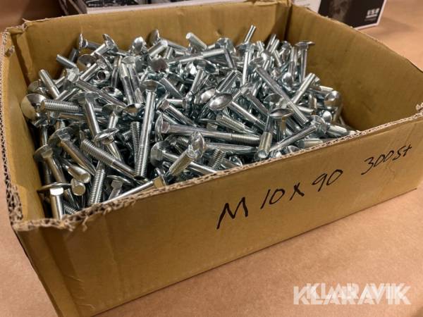 Vagnsbult M10x90 300st