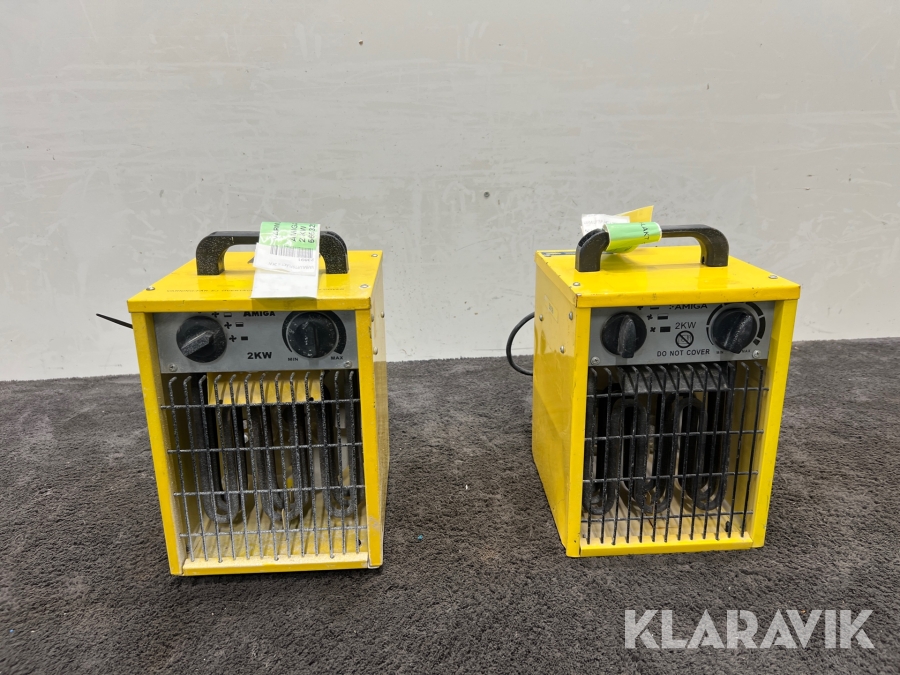 Varmluftsfläkt Amiga 2 kW